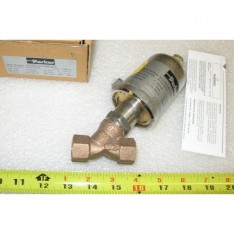 Brass Angle Body Pneumatic Actuator Valve 1/2 NPT P/N 810VBN08T320BH000"