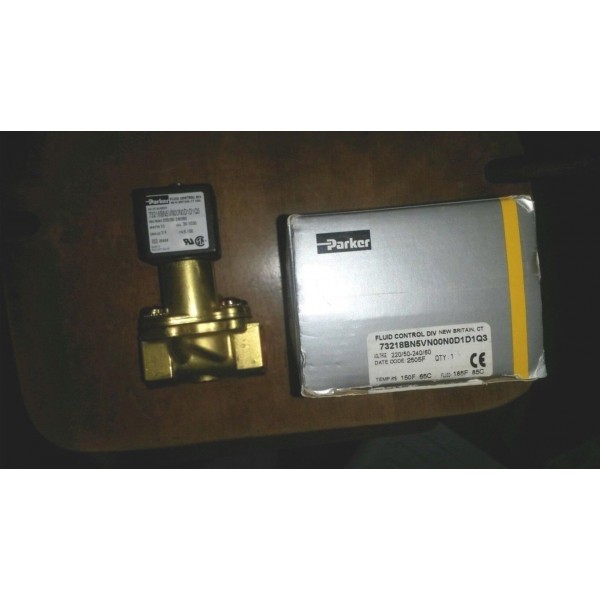 Solenoid Actuated Valve 220 VAC 3/4 inch ports
