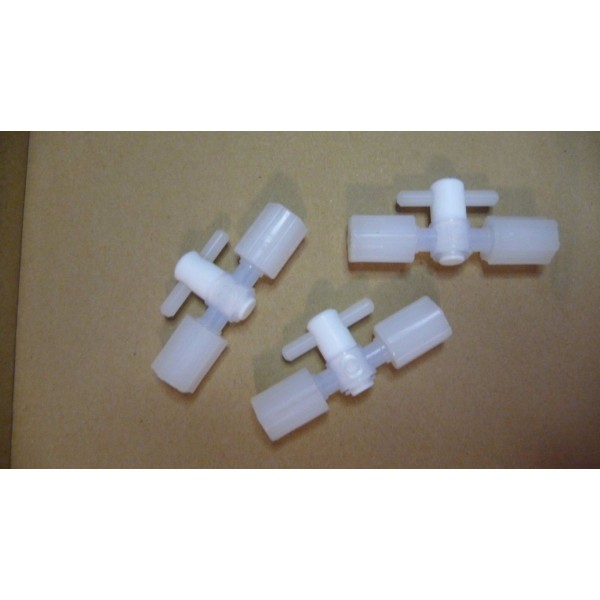 Entegis MV-14-003 Stopcock, 1/4, PFA 3 used on DI WATER air Bleeds"