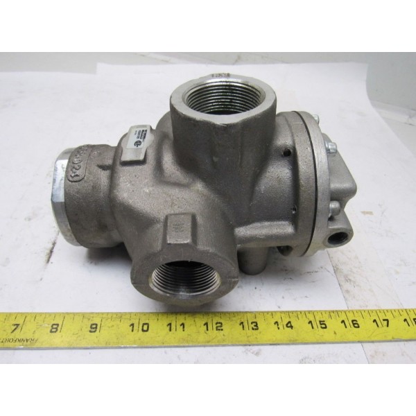 N36491089 In Line Pilot Pneumatic Air Valve 1-1/4x1-1/2" x3W-NC"