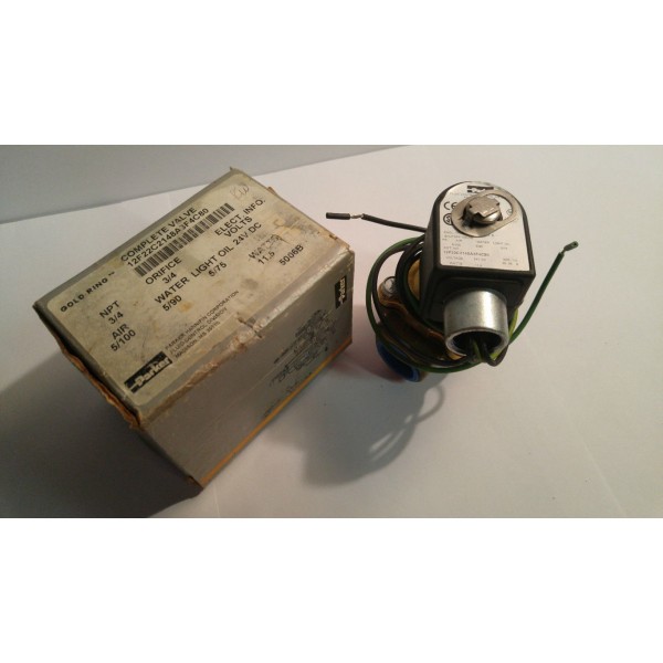 GOLD RING 12F22C2148A3F4C80 2-WAY SOLENOID VALVE 24VDC