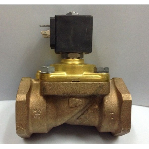 EF321G38 Parker 2 way Brass Solenoid Valve G 1-1/4 NC 24V DC