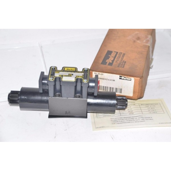 D1VW001CVJCM HYDRAULIC SOLENOID VALVE 24 VDC 1500 PSI 5000 PSI