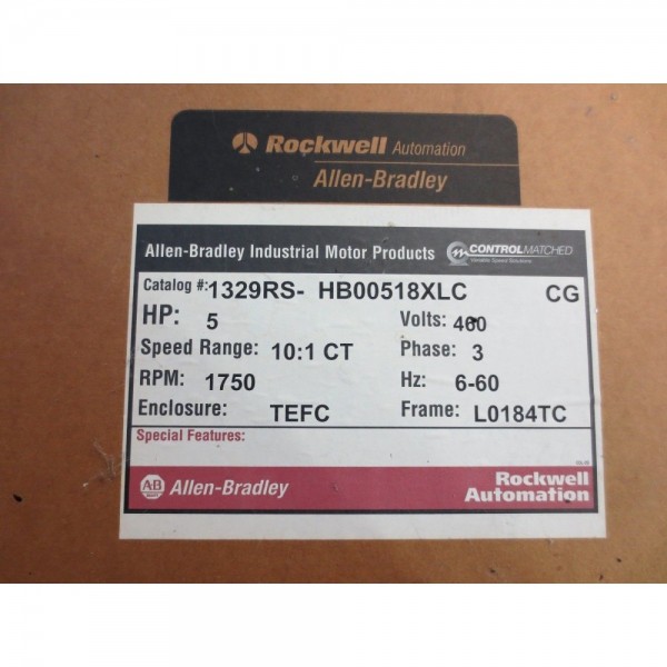 Drive Motor 5HP Cat No 1329RS-HB00518XLC
