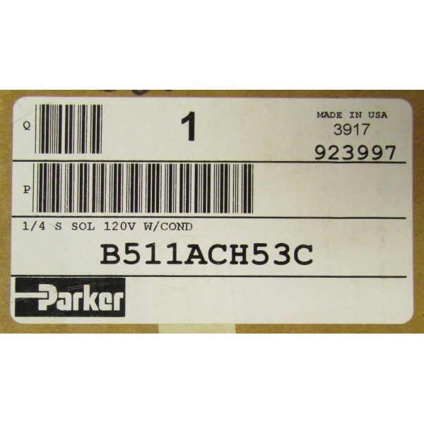 B511ACH53C 120V 1/4 Inlet 145 PSI Solenoid Valve"