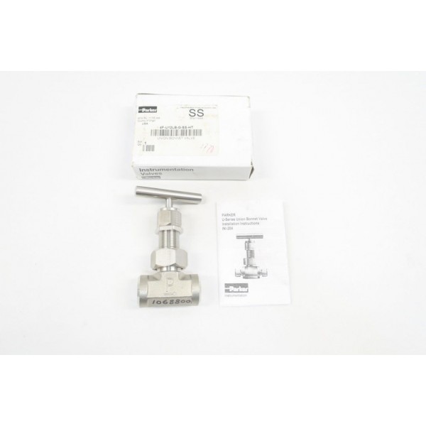 4F-U12LB-G-SS-HT STAINLESS UNION BONNET VALVE 1/4IN NPT D593645