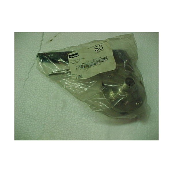 3/4 PARKER Butterfly Valve 316 SS,Butt Weld,Lever Handle, BFLY-.75-12-S-W-316"