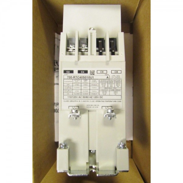 Type RTC Timing Relay 110-120 VAC 120 VDC 700 RTC40S010U1