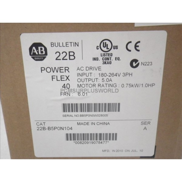 Allen Bradley(Brand New Current Factory Packaging)