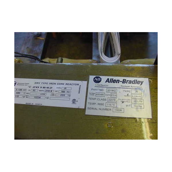 Line Reactor 270 Amp 0.136mH Inductance 1321 Hammond 201842