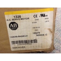 Servo Motor 3200Rpm 1.5kw 3.9Amp 460V 155275
