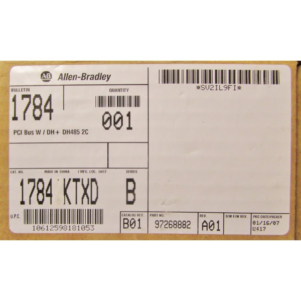 1784 KTXD PCI Bus W DH + DH485 2C Communication Module
