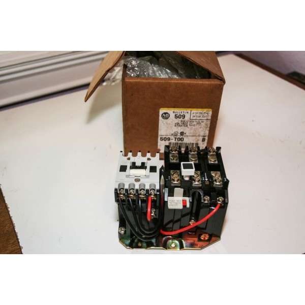 Motor Starter Size 00 509-T0d 120v Coil on Contactor 9amp 3ph