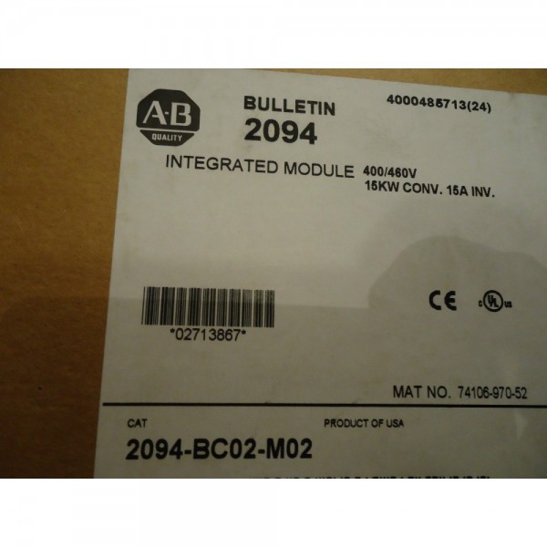 Ser C Kinetix 6000 15kW/15A Integrated Axis Module