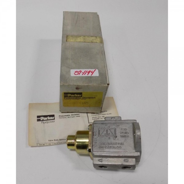 PNEUMATIC DIVISION 3/8 150PSIG VALVE C1025 NIB"