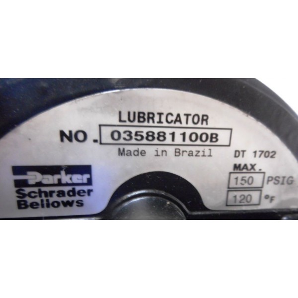 LUBRICATOR, 035881100B, 150PSIG, 1 NPT"
