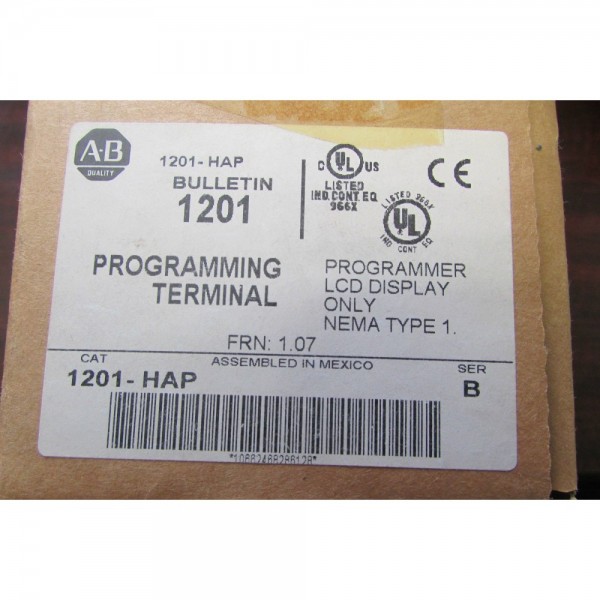 1201 HAP Programming Terminal LCD Display Only NEMA Size 1 SeriesB