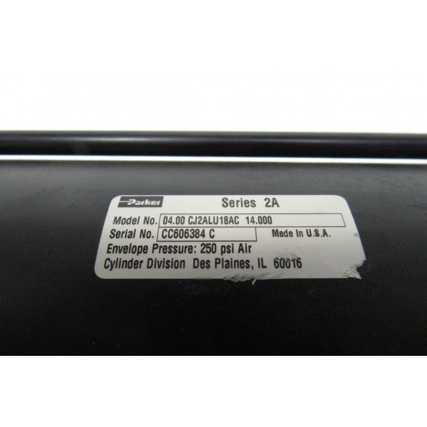 Series 2A 4.0CJ2A LU18AC 14.0 Pneumatic Cylinder 4Bore 14" Stroke 250PSI"