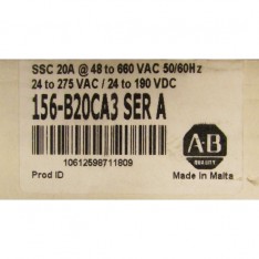156 B20CA3 SSC 20 Amp 24-275 VAC 3 Phase Semi Conductor Contactor