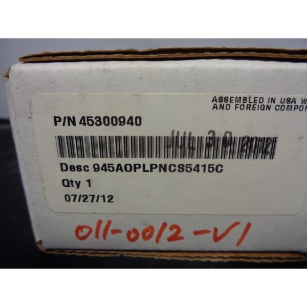 Veriflo 945AOPLPNCS5415C Valve 45300940