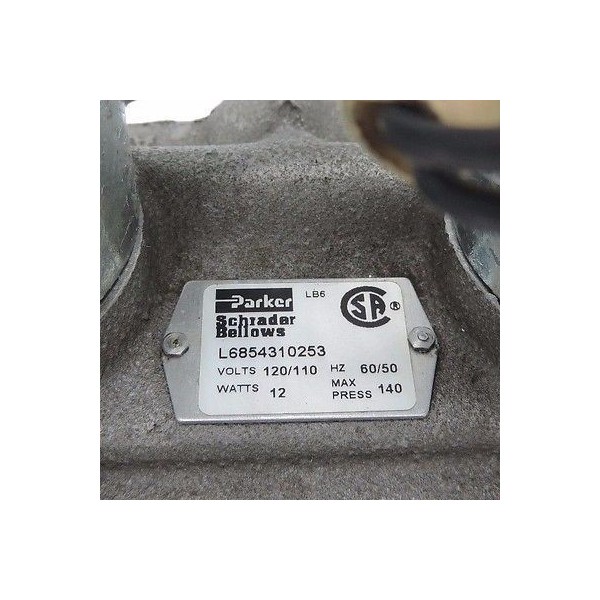 L6854310253 VALVE 120/110V, 60/50HZ, 12W, 140PRESS W/ K065303553