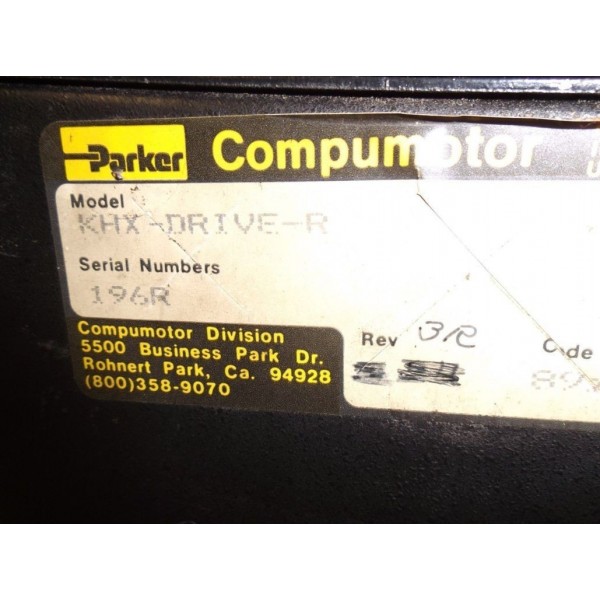 COMPUMOTOR KHX-DRIVE-R KH SERIES BRUSHLESS SERVO DRIVE