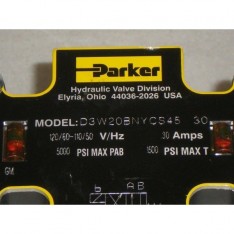 D3W20BNYCS45 30 Hydraulic Valve 120 Volt AC Coil Free Shipping!