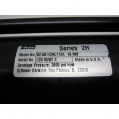 2H Hydraulic Cylinder 02.50 H2HLT13A 14.000