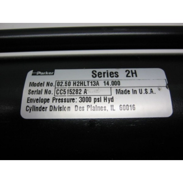 2H Hydraulic Cylinder 02.50 H2HLT13A 14.000