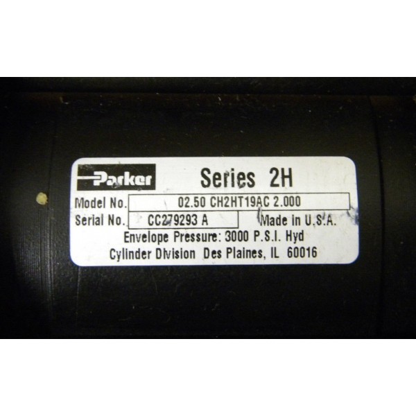 02.50CH2HT19AC2.000 HYDRAULIC CYLINDER NEW