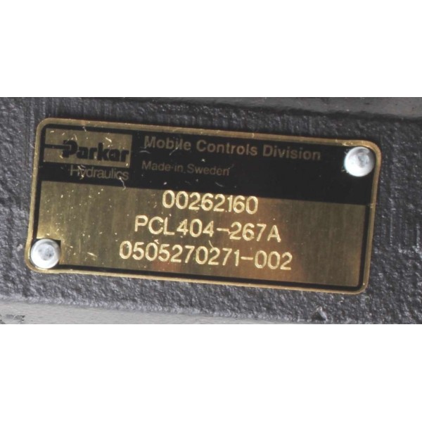 PCL404-267A Parker / Mobile Controls Hydraulic Pedal Valve