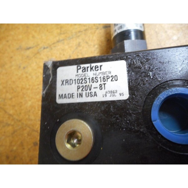 XRD102S16S16P20 P20V-8T Dual Hydraulic Relief Valve RD103S16V New Old Stk