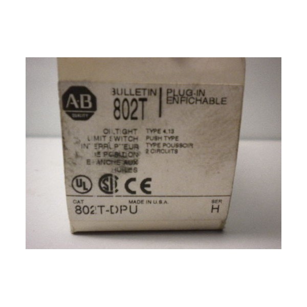 802T-DPU SWITCH NEW 802TDPU SER. H