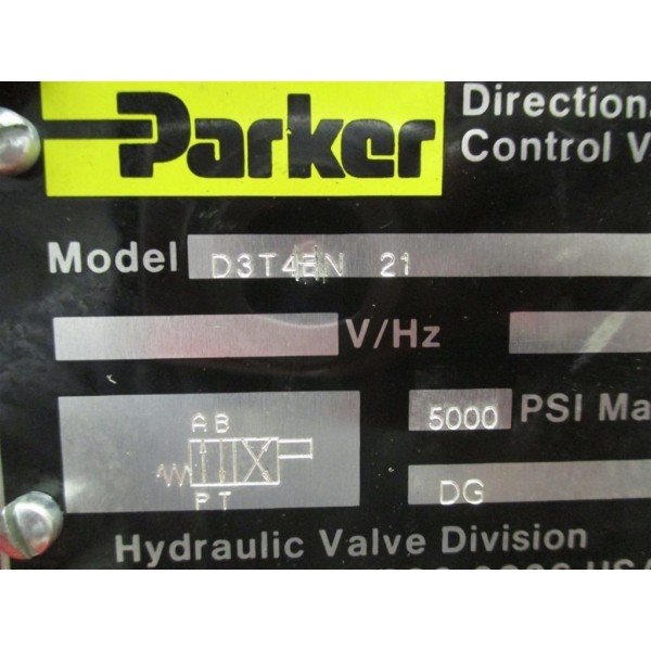 D3T4BN 21 Directional Control Valve
