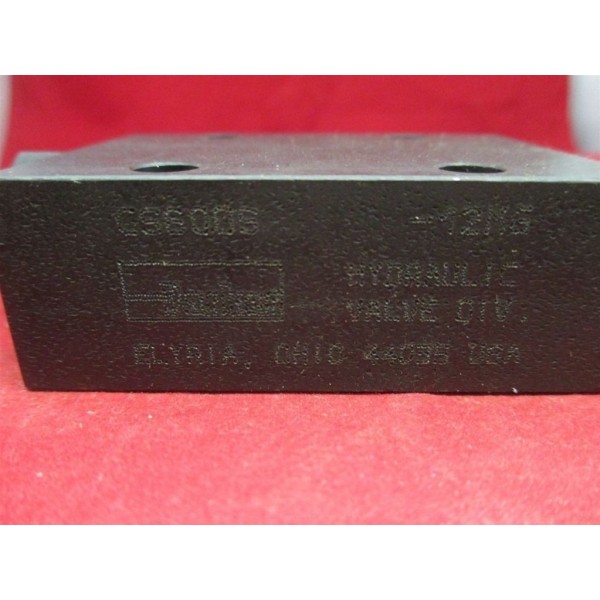 CS600S-12MG Hydraulic Valve