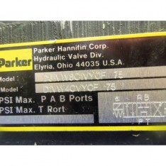 Parker Valve D61VW8C21UYCF 75 Hydraulic