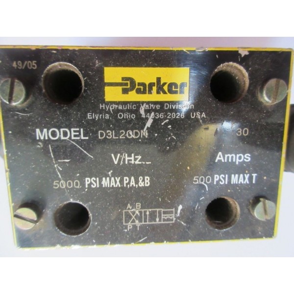 Hydraulic Control Valve, Model:D3L20DN