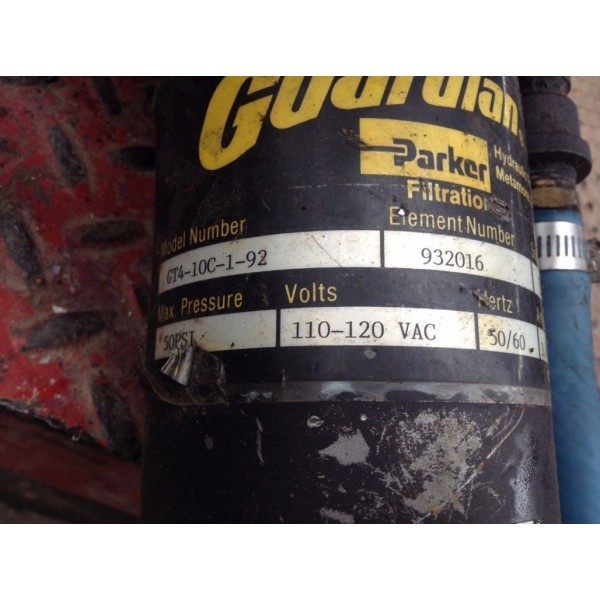 GT4-10C-1-92 Guardian Portable Hydraulic Filter Filtration System 120V