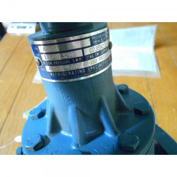 A4AS C23592 Inlet Pressure Regulator, 1-1/4 32MM Port, w/ S6A Valve, New"