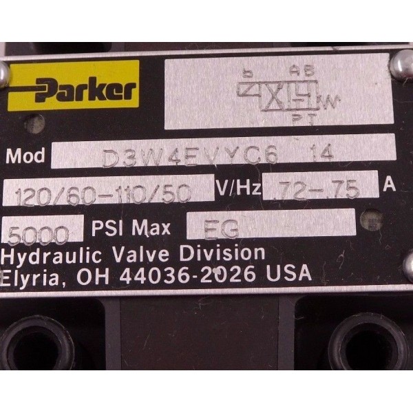 D3W4EVYC6 14 DIRECTIONAL CONTROL SOLENOID VALVE