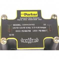 D3W4CNYK5 SOLENOID VALVE 120V/60HZ, .72-.80A, 5000PSI MAX PAB