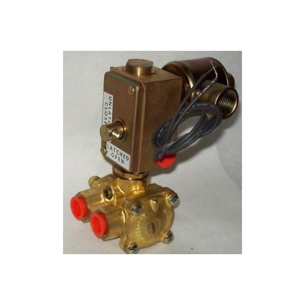 3/8 3 Way NC Brass Solenoid Valve XL3HVRX29 24VDC"