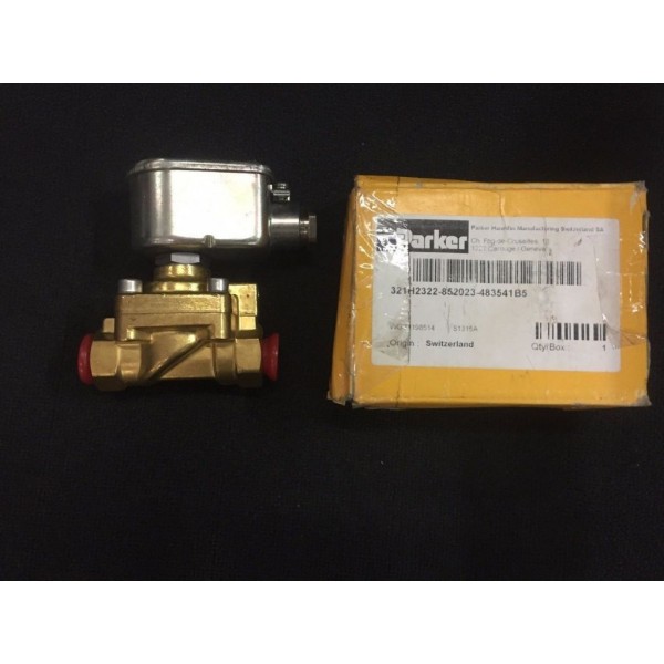 321H2322 Parker Lucifer 2-way Brass Solenoid Valve Valve 110/60Hz 3/8 In 30 bar