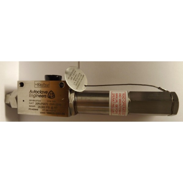 Autoclave 20RVP9072 Metal Seal Relief Valve 20,000 psi