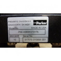 P5E-H063KGT0175, Pneumatic Guided Cylinder Slide, Series P1D Cyl.