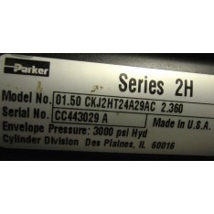 Air Cylinder 01.50 CKJ2HT24A29AC 2.360 Ser 2H _ 0150CKJ2HT24A29AC2360