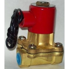 Skinner 3/8 2 Way NC Brass Solenoid Valve LE2HB3052 120/60"