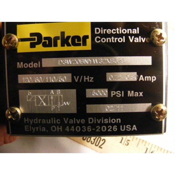 D3W20BNYW32XB625 Hydraulic Valve NEW