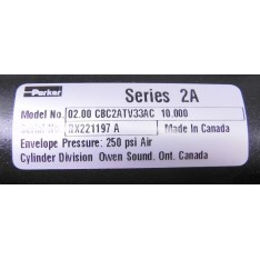 Pneumatic Cylinder 2.5 DIA X 17" CBC2ATV33AC"