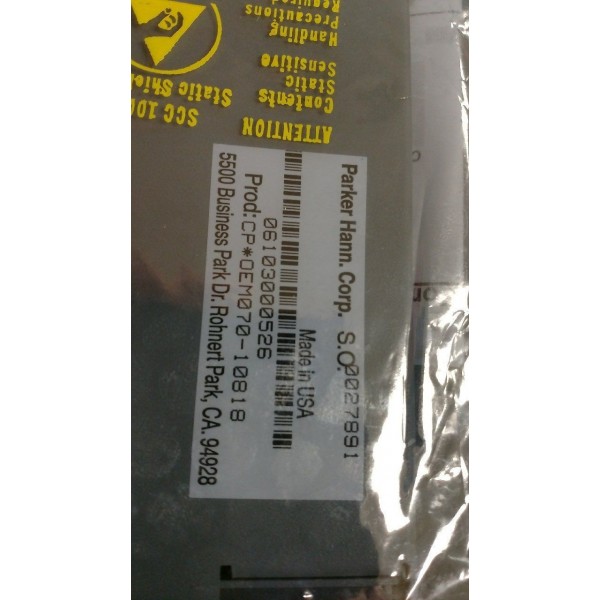 Hannifin OEM070-10818 Parker Axis Servo Motor Controller UIC p/n 46552203